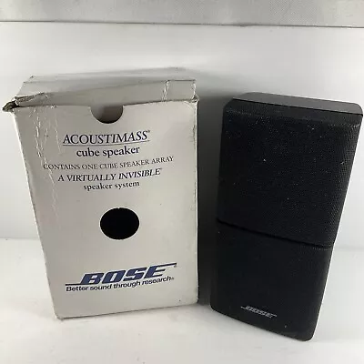 Bose Lifestyle Acoustimass Surround Sound Cube Speaker Black #2 • $117.07