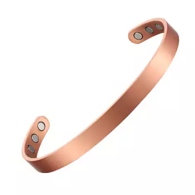 Solid Copper Magnetic Bracelet Arthritis Pain Relief Men Women Balance Power New • $25.27