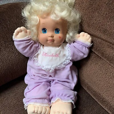 Magic Nursery Baby Doll  Blonde By Mattel 15  Vintage 1989 G40 • $15.99