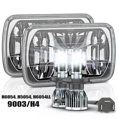 LED For Toyota Pickup 1982-1995 Truck Headlights Hi-Lo Beam Head Lamps Pair • $135.99