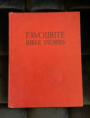 Favourite Bible Stories Vintage Storybook From England 1963 Great Britain • $12