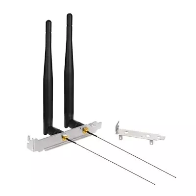 Mini Dual Band 2.4ghz 5.8ghz Wifi Antenna + Ipex Ipx U.fl To Rpsma Cable & Pcie  • $19.87