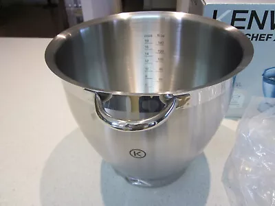 Kenwood Chef XL Sense 6.7 Lt Stainless Bowl New Never Used. • $70