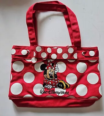 New Walt Disney World Parks Polka Dots Minnie Mouse Tote Bag PURSE • $9.99