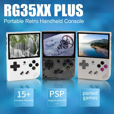 ANBERNIC RG35XX Plus Handheld Game Console 3.5 Inch IPS HDMI Output Linux System • £56.99