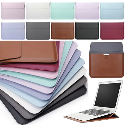 $13.64 • Buy Sleeve Case Laptop Bag Cover PU Leather For MacBook Air Pro Retina 11 13 15inch