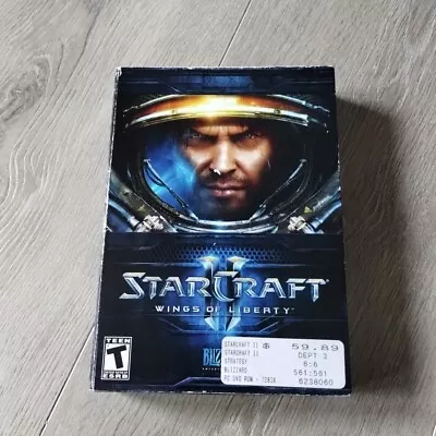 Starcraft 2 II : Wings Of Liberty (Windows PC 2010) Complete In Box • $5.99