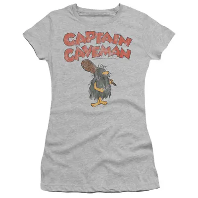 Wacky Races  Captain Caveman  Women's Adult Or Girl's Junior Babydoll Tee • £34.10