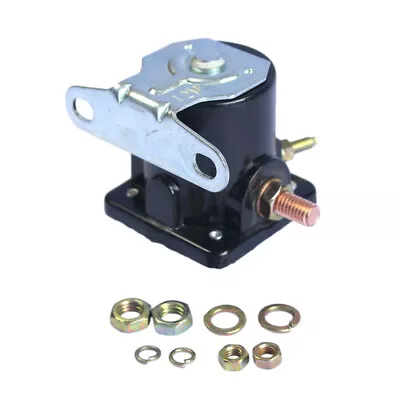 Black Solenoid Relay 12V Heavy Duty SW3 For Ford Jeep Lincoln Starter Car Truck  • $11.16