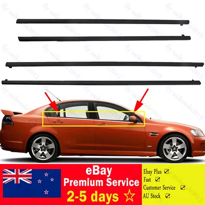 4x Door Window Belt Mould Weatherstrips For HOLDEN COMMODORE VE VF Sedan HSV • $72