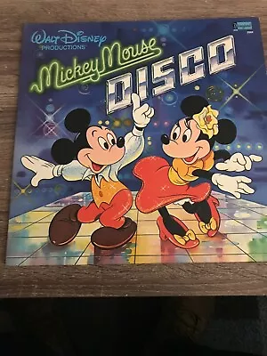 1979 Walt Disney Mickey Mouse Disco Disneyland 2504 Vinyl LP Record Vintage EX+ • $10.52