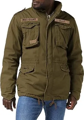 Brandit M65 Giant Jacket Removable Liner Warm Mens Vintage Army Coat • £99.95