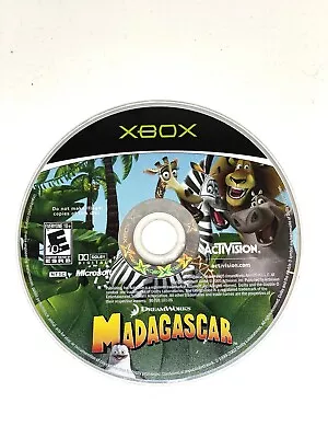 Madagascar  Microsoft Xbox Video Game Disc Only Clean Tested Free Ship!!!!!!!!!! • $5.95