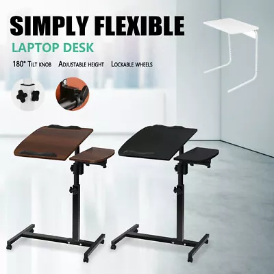 Laptop Desk Portable Mobile Computer Table Stand Adjustable Bed Study AU • $26.69