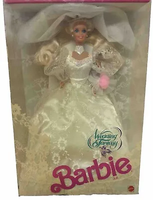 NRFB Vintage 1989 Wedding Fantasy Barbie Doll Mattel The Ultimate Wedding Dream! • $22