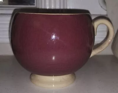 T G Green Church Gresley - Rare Early Purple POLO Tea Cup (Cornish Ware) ORPHAN  • $15.95