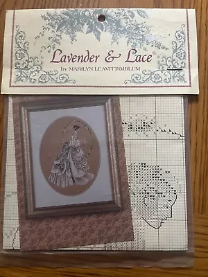 Lavender And Lace Cross Stitch Chart - 'The Bride' Victorian Pattern VGC • £3.99