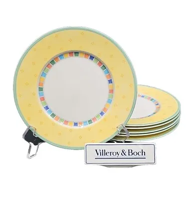 Villeroy & Boch TWIST ALEA LIMONE Set/6 Salad Plates EXCELLENT+ • $134.88