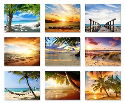 £42.89 • Buy Beach Sunset Seaside Nature Photo Wallpaper Wall Mural 9 Designs Holiday