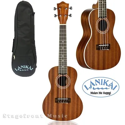 LANIKAI LMAC MAHOGANY SERIES CONCERT UKULELE IN SATIN FINISH W/LANIKAI BAG • $195