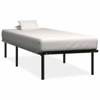 £145.39 • Buy Attic Or Loft Low Platform Black Modern Metal Bed Frame Single Double
