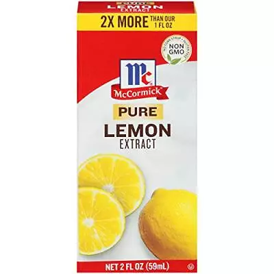 McCormick Pure Lemon Extract 2 Fl Oz 2 Fl Oz (Pack Of 1) Natural Color  • $9.80