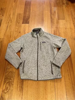 Patagonia Men's Better Sweater Full Zip Jacket Large Stonewash Gray • $48.25