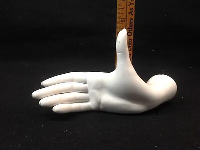 VTG Mannequin Hand White Aprox 8  X 5  Plaster/Chalk? • $49.99