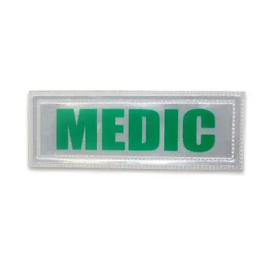 Small Green Reflective Medic Badge Small Green • £7.95