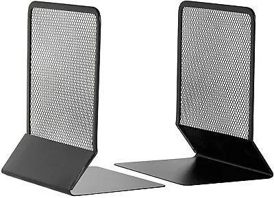 £7.99 • Buy Mesh Bookends By Osco  Black In A Pack Of 2