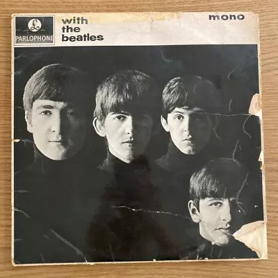 £10 • Buy With The Beatles - 1963 Parlophone Vinyl Record - PMC 1206 - Damaged Sleeve