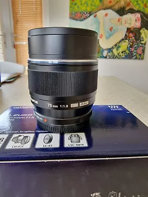 Olympus M.Zuiko 75mm F/1.8 ED MSC Lens - See Description • £379