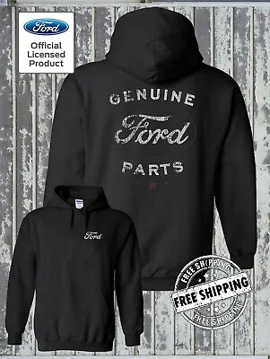 Ford Genuine Parts Retro / Vintage Logo Hoodie -Mustang F-150 Official Licensed • $32.95