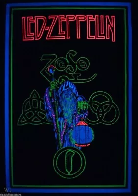 $11.44 • Buy Led Zeppelin Black Concert Page Plant Jones Bonham 8.5x11 Photo Picture Poster