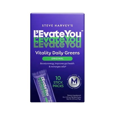 L'Evate You Vitality Daily Greens - Dietary Supplement - Original - 10 Count • $19.98