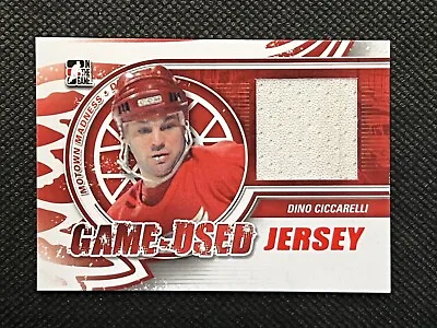2012-13 Dino Ciccarelli ITG Motown Madness Game Used Jersey #M-16 /140 • $9.99