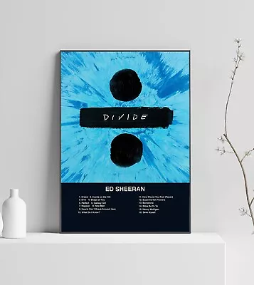 Ed Sheeran Poster | Divide Album Premium Music Poster | Artwork Tracklist • £29.99