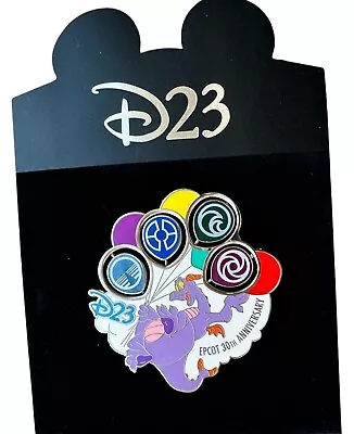 Disney D23 Pin Epcot 30th Anniversary Figment Future World Balloons • $50.57