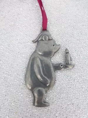 Danforth Pewter Classic Pooh W Candle Christmas Ornament 2 3/8th  • $12.99