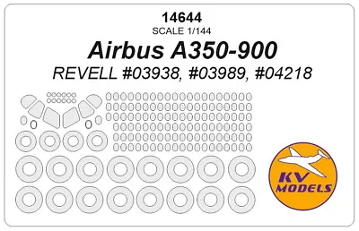 £5.40 • Buy KV 1/144 Airbus A350-900 Masking For Revell #03938/03989/04218