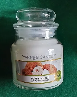 BRAND NEW! GENUINE YANKEE CANDLE - SOFT BLANKET - SMALL JAR - 104g  • £8.99