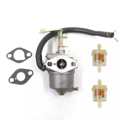 CARBURETOR FOR Champion Power Equipment 80cc 1200 1500 Watt 2.4HP Fuel Filter • $14.59