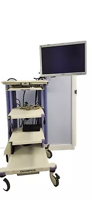 OLYMPUS WM-NP1 ENDOSCOPY CART Complete W/ Olympus Monitor OEV 261 Video Cable.  • $1350