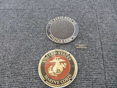 Custom Astatic D104 CB Radio Microphone Head Front & Back United States Marines • $2