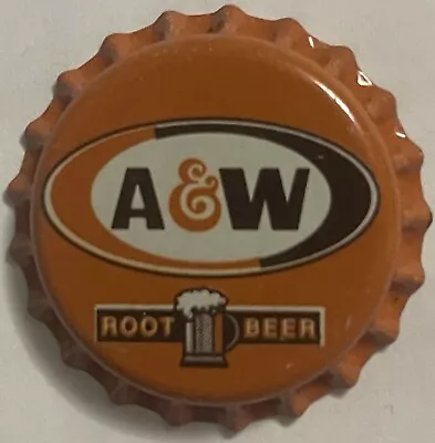 Vintage 1980s A&W Root Beer Bottle Cap Iconic Frothy Mug Such Nostalgia! • $5.99