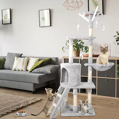 £39.99 • Buy Large Cat Tree Activity Centre Climbing Tower Multilevel Scratching Post Kitten