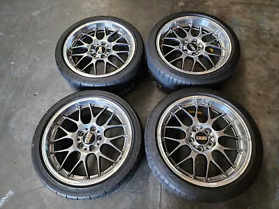 BBS RS GT 18 X 8 + 40 18 X 9 +45 5x114.3 With Dunlop And Bridgestone Tyres • $2950