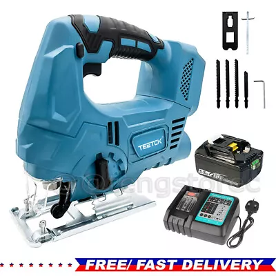 For Makita DJV180Z 18V LXT Cordless Jigsaw Variable Speed 4Setting Blade Battery • £45.43