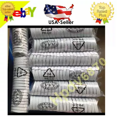 100 PACK 3FT USB Data Charger Cables Cords For Apple IPhone 5 S 6 7 8 X Plus • $80