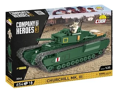 Cobi 3046 - Company Of Heroes 3 - Churchill Mk. III - New • $85.33